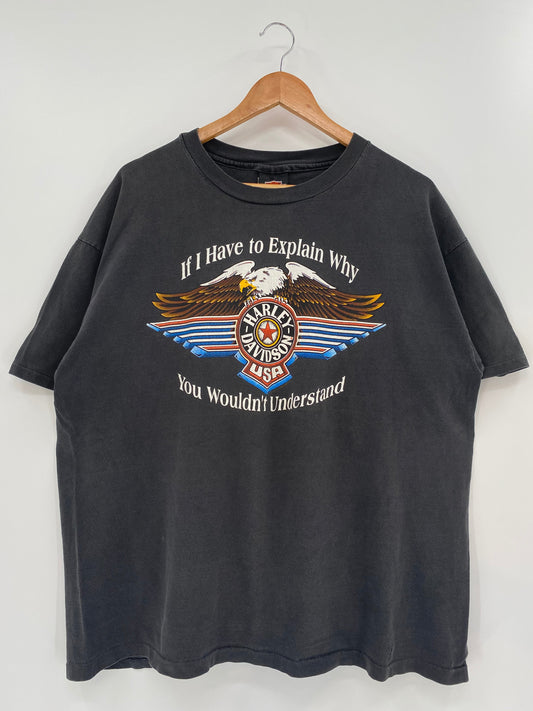 90’s HARLEY DAVIDSON Made in USA Size XL Vintage T-Shirt / A895