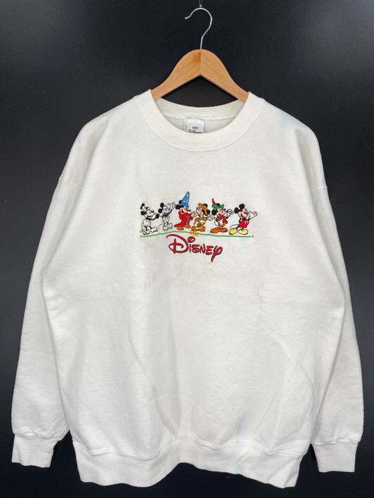 00' DISNEY MICKEY Made in USA Size XXL Vintage Sweat-shirt / A4925