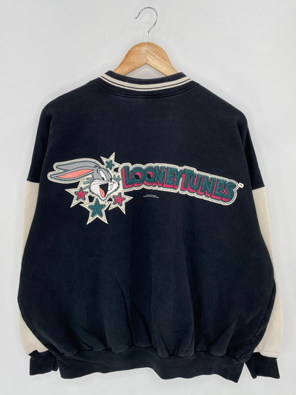 90's Bugs Bunny Looney Tunes Size L Vintage Sweat-shirt   / 5930