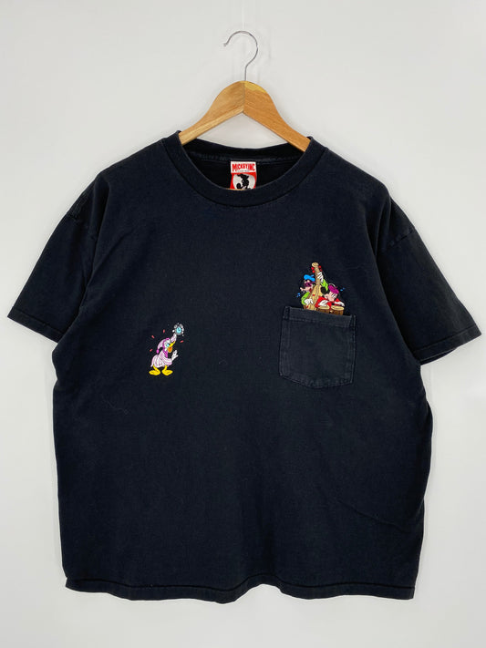 90’s DISNEY Made in USA Size L-XL Vintage T-shirt / K7630