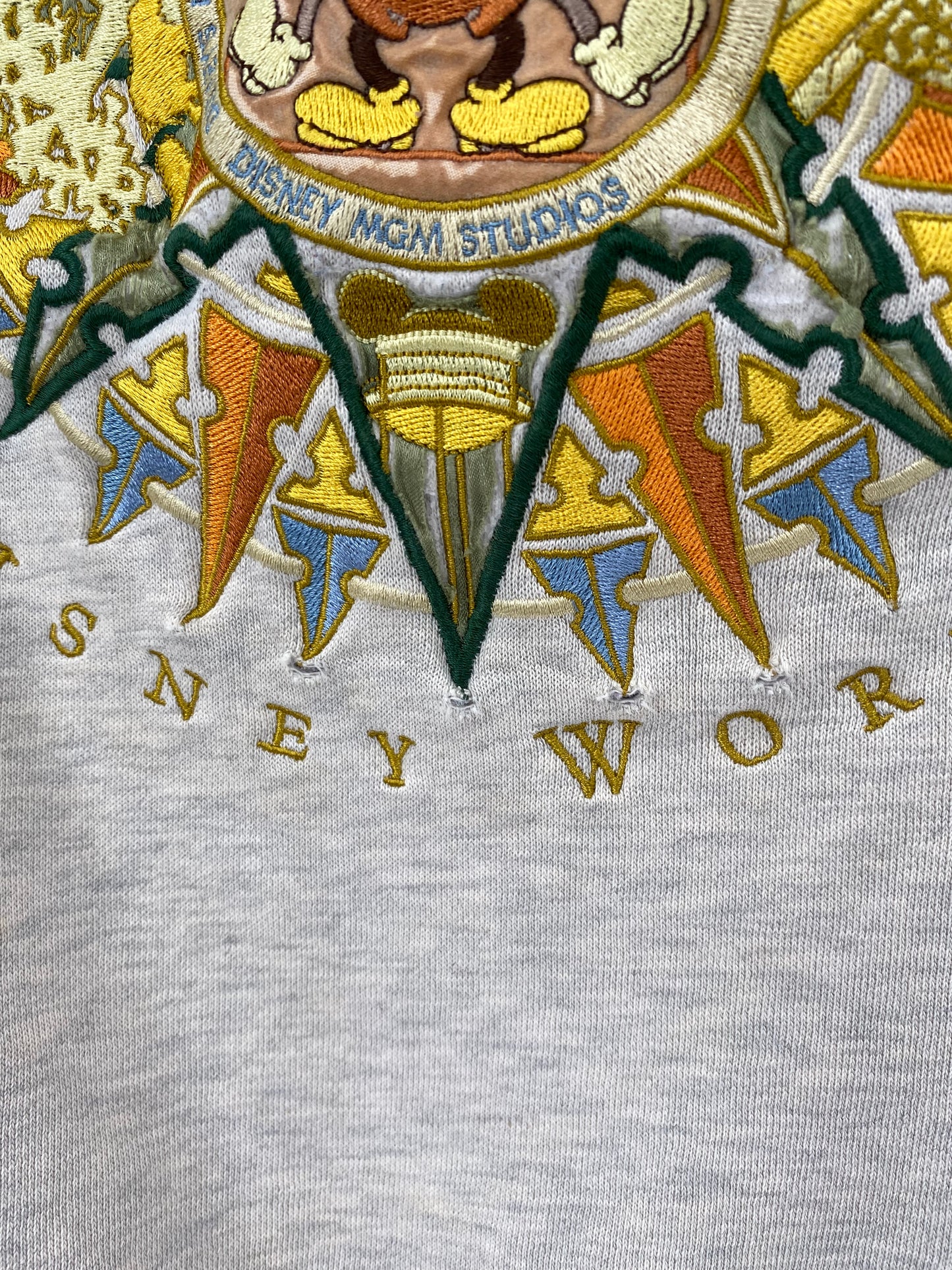 00' WALT DISNEY WORLD MICKEY Size M Vintage Sweat-shirt / K2260