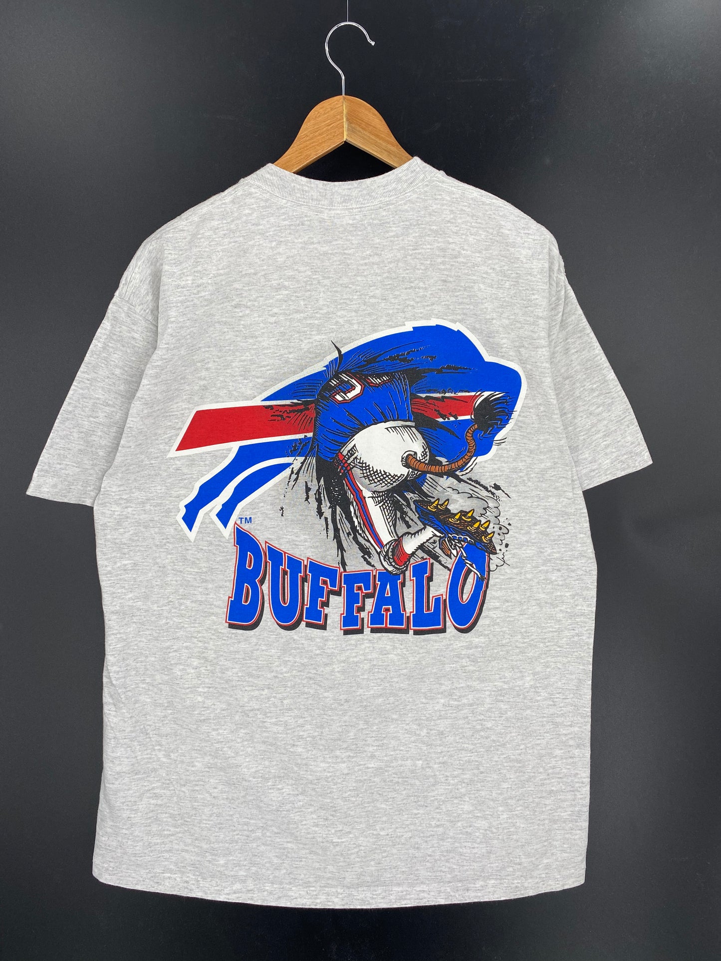 90's Buffalo Bills Made in USA Size L Vintage NFL T-shirt / 7726