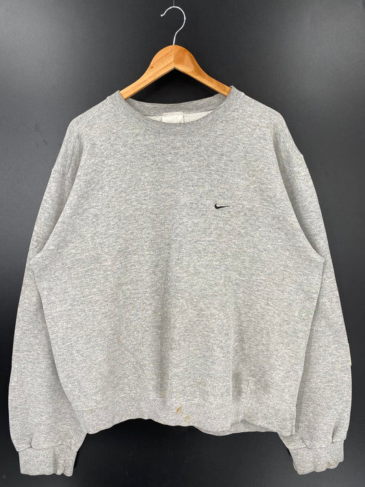 90's NIKE MINI SWOOSH Size L Vintage Sweat-shirt / K2207