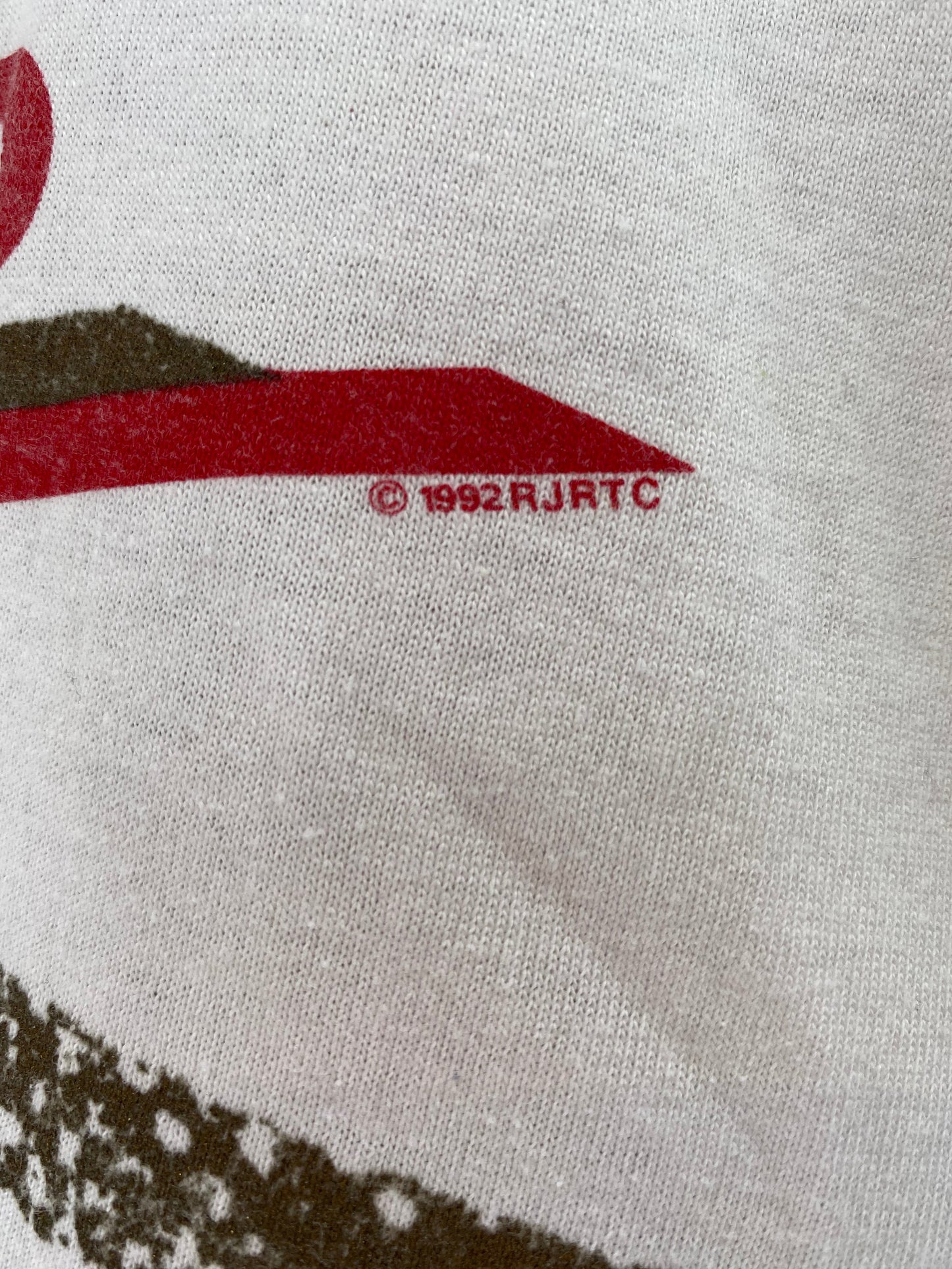 1992 NASCAR WINSTON CUP Made in USA Size XL Vintage Racing T-Shirt / A1222