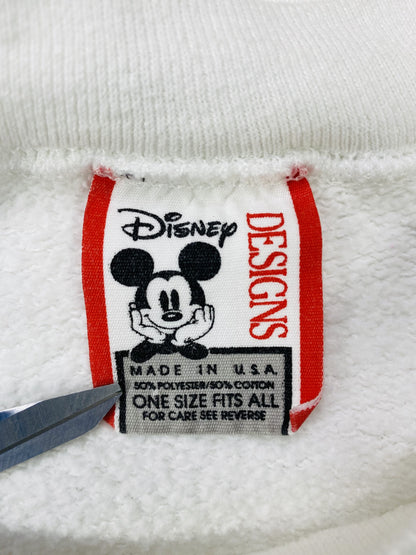90’s DISNEY HAPPY NEW YEAR 1995 Size One Size (Approx. XL) Vintage Sweat-shirt / E525