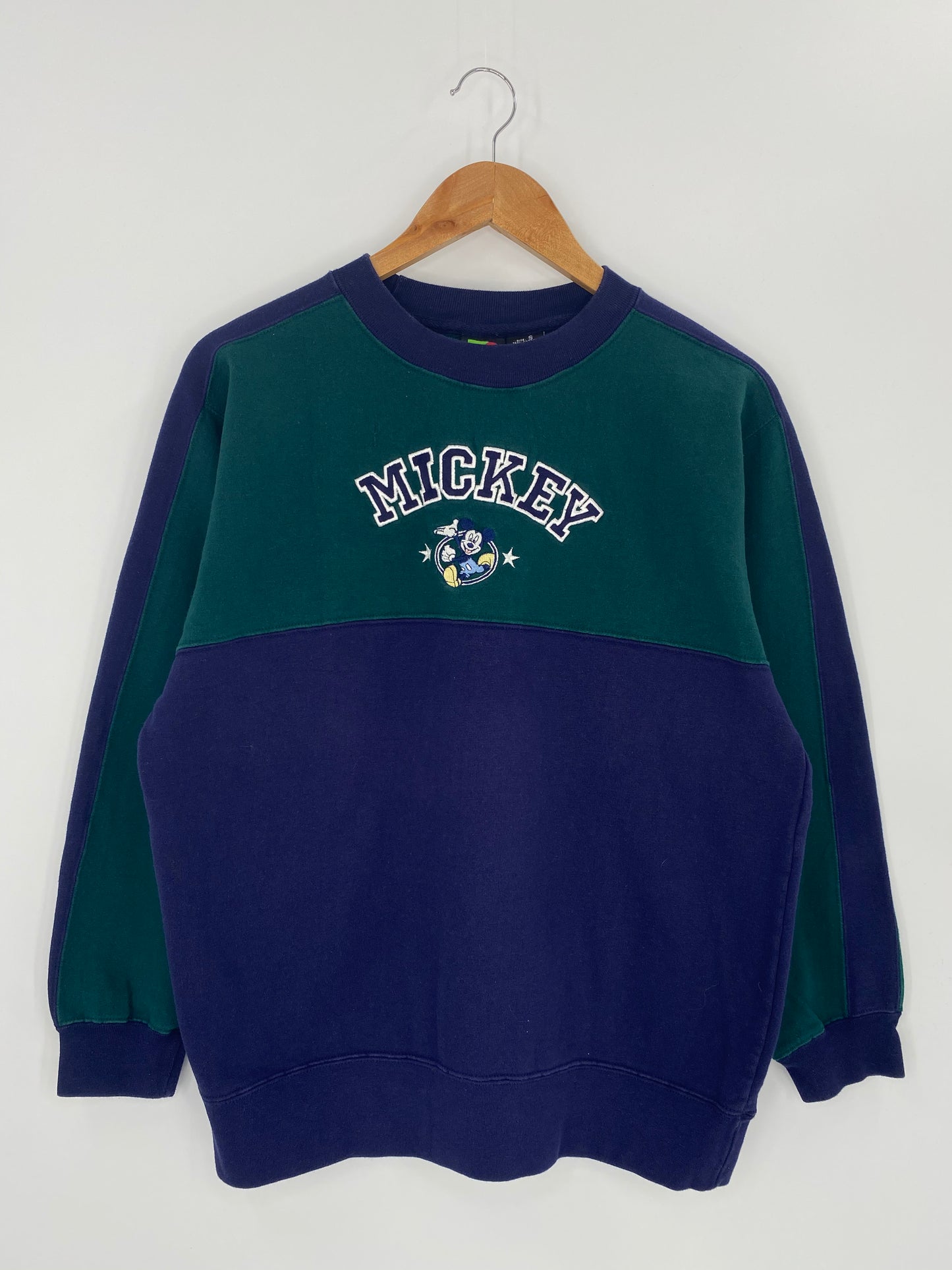 90’s DISNEY MICKEY Size S Vintage Sweat-shirt / 8440