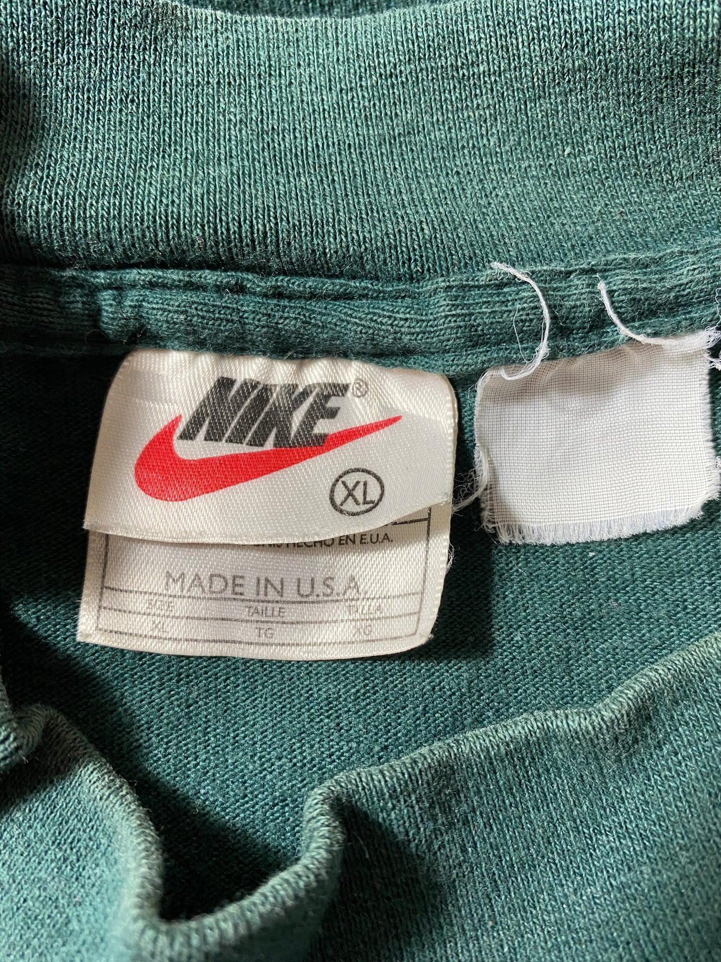 90's NIKE Made in USA Size XL Vintage Long Sleeve T-Shirt / k1562