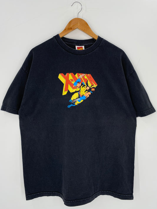 90's MARVEL COMICS X-MAN Size XL Vintage T-Shirt / 9390