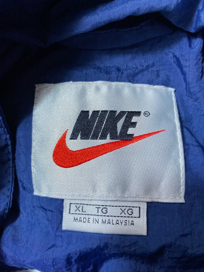 90’s NIKE Size XL Vintage Zip-up Nylon Jacket/ k3326
