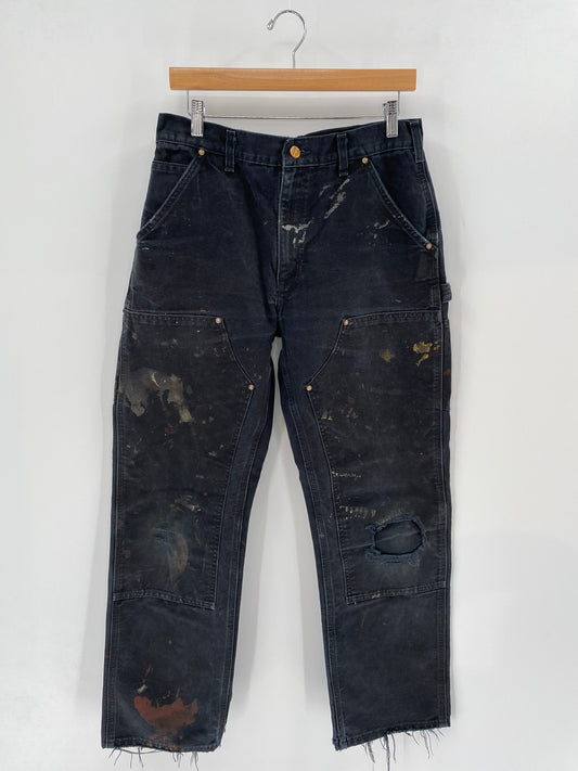 Vintage Carhartt Size 32x32 Double Knee Duck Pants / K3572