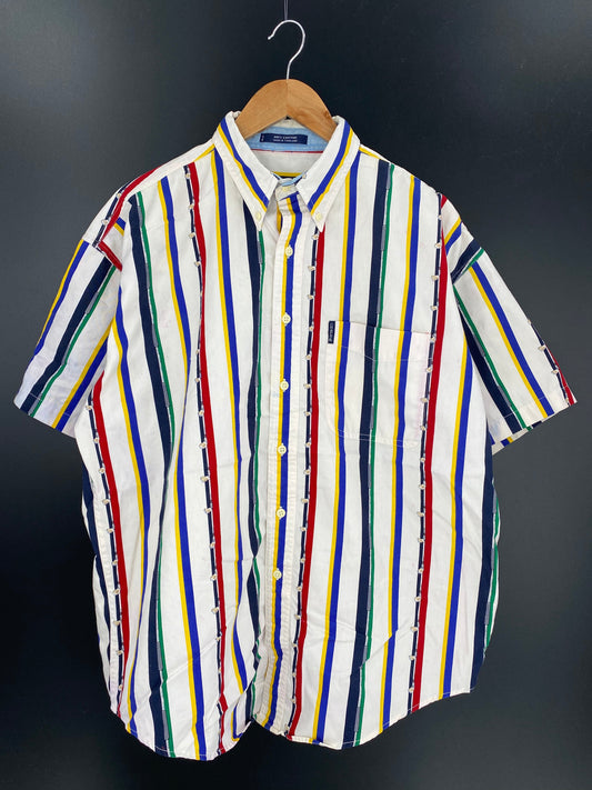 90’s CHAPS RALPH LAUREN Size L Short Sleeve shirt / E157