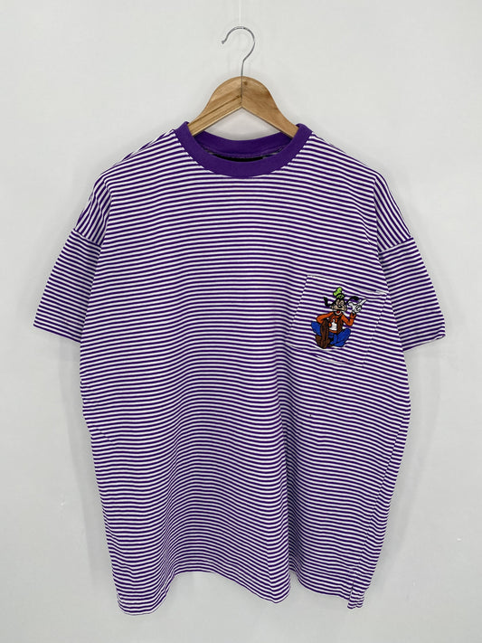 90's DISNEY Goofy Made in USA Size XL Vintage Pocket T-Shirts / K5369