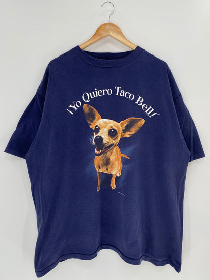 1998’ TACO BELL CHIHUAHUA Made inUSA Size XXL Vintage T-Shirt / k137