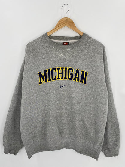 90’s NIKE MICHIGAN Size L Vintage Sweat-shirt / K5778