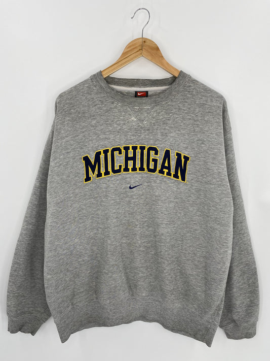 90’s NIKE MICHIGAN Size L Vintage Sweat-shirt / K5778