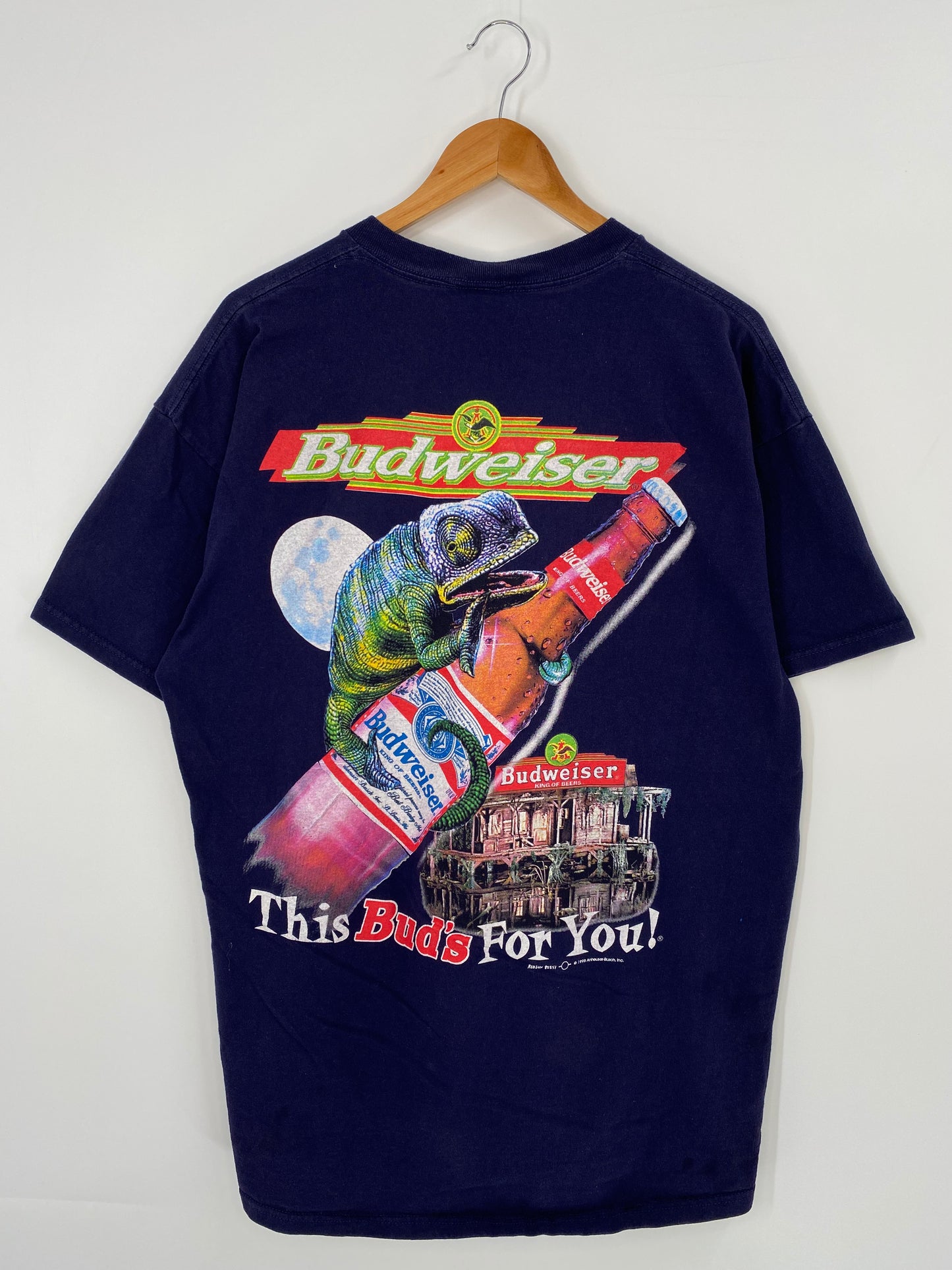 1998 BUDWEISER Size XL Vintage T-Shirts / K3912
