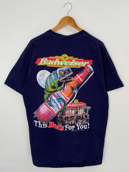 1998 BUDWEISER Size XL Vintage T-Shirts / K3912