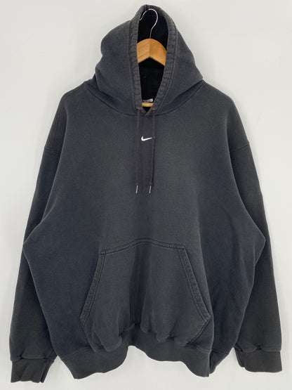 90’s NIKE CENTER SWOOSH Size No tag (Approx.XXL) Vintage Hoodie Sweat shirt / 9693