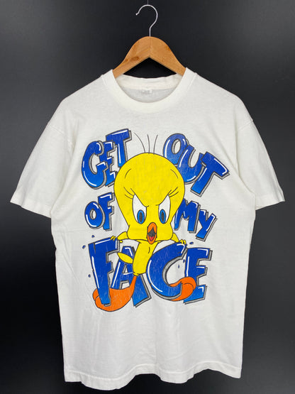 90’s  LOONEY TUNES TWEETY Size No tag (Approx.M-L) T-Shirts / K262
