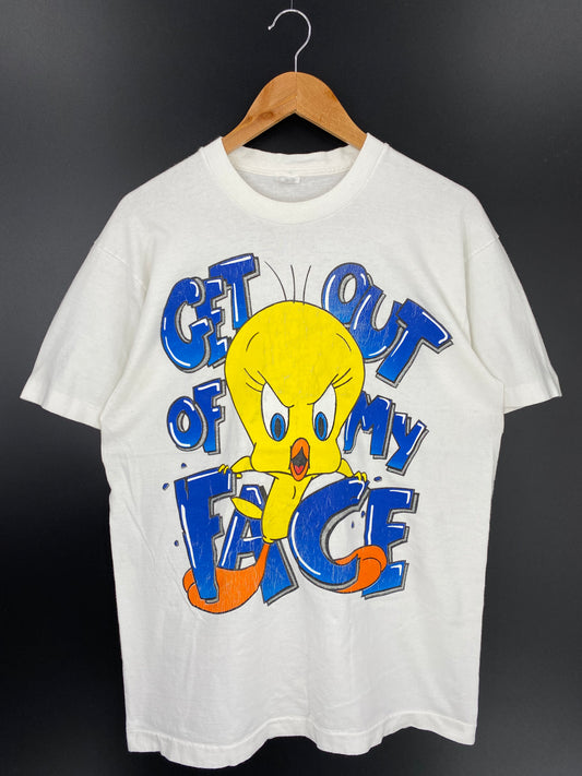90’s  LOONEY TUNES TWEETY Size No tag (Approx.M-L) T-Shirts / K262