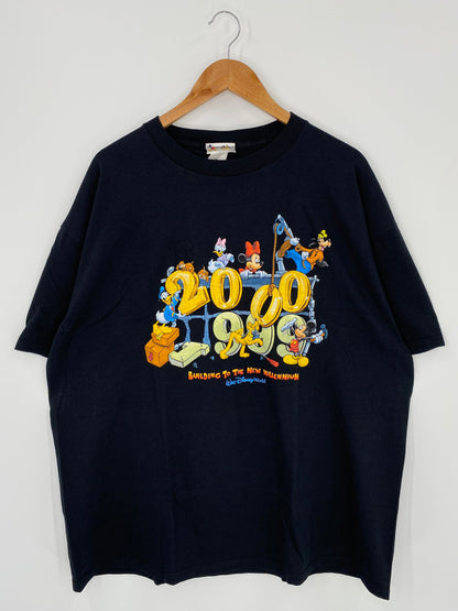 2000 WALT DISNEY WORLD MICKEY Made in USA Size XXL T-Shirt / A1969