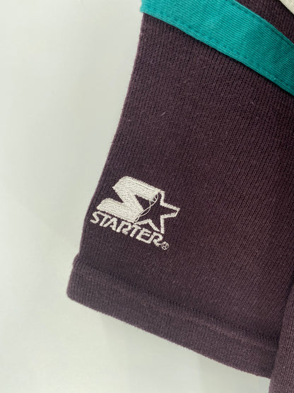 90's STARTER DISNEY MIGHTY DUCKS Size XL Vintage NHL 3/4 Sleeve Uniform Shirt / K2028