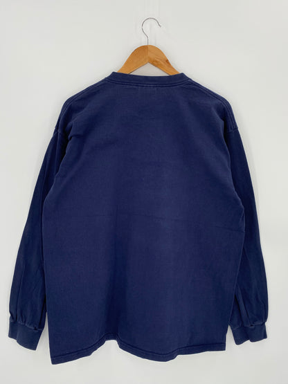 90’s NIKE Center Swoosh Size L Vintage Long Sleeve T-shirt / 8461