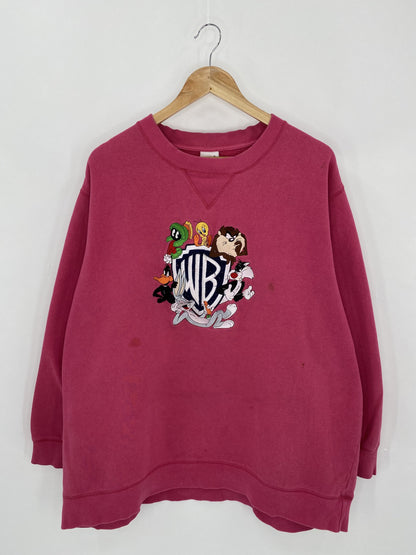 00' WARNER BROS. Size XXL Vintage Sweat-shirt / K5382