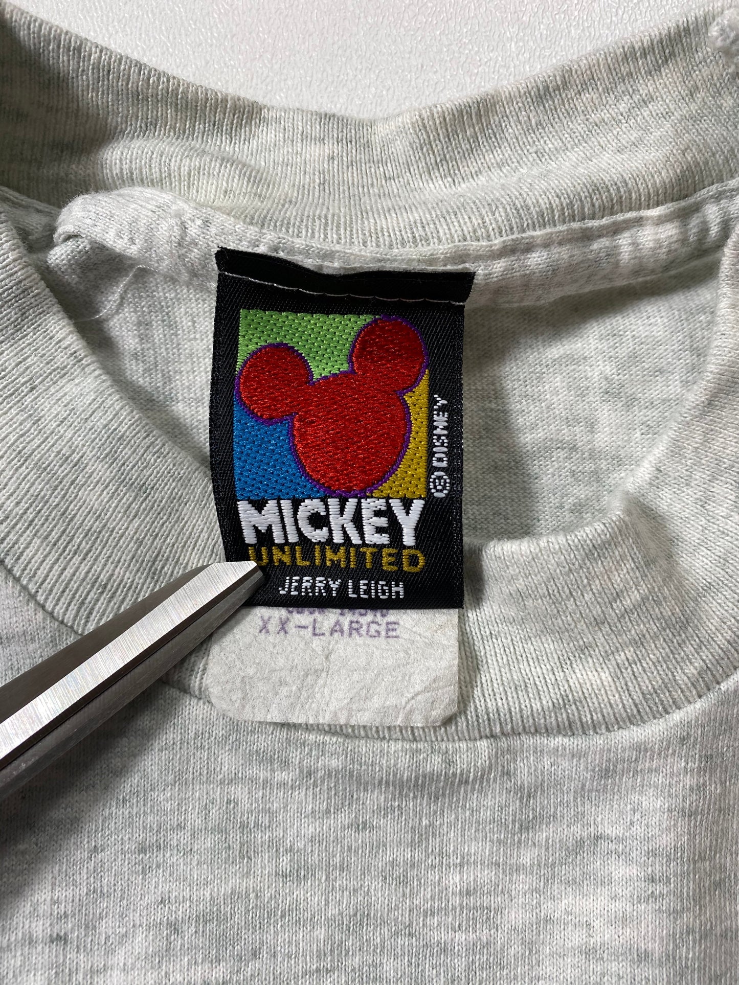 90’s DISNEY MICKEY Size XXL Vintage T-Shirt / E6774T