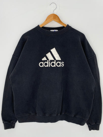 90's ADIDAS  SizeXL Made in USA Vintage Sweat-Shirt / 9376