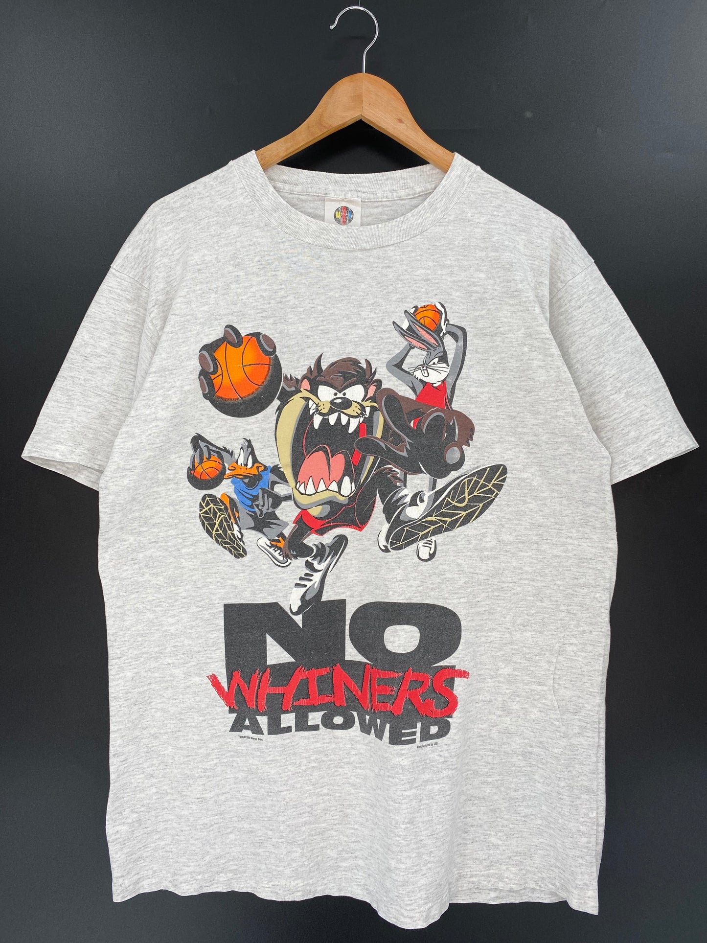 1995' LOONEY TUNES TAZ Size L Vintage T-Shirt / K970