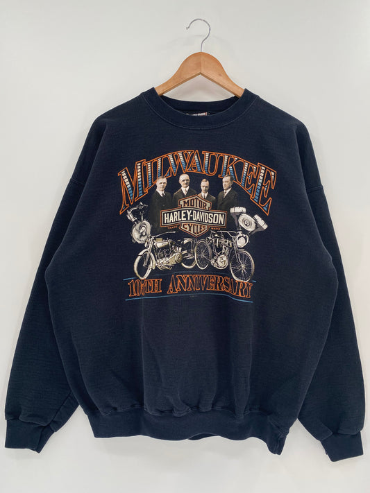2008' HARLEY DAVIDSON Size L Vintage Sweat-Shirt / K1132