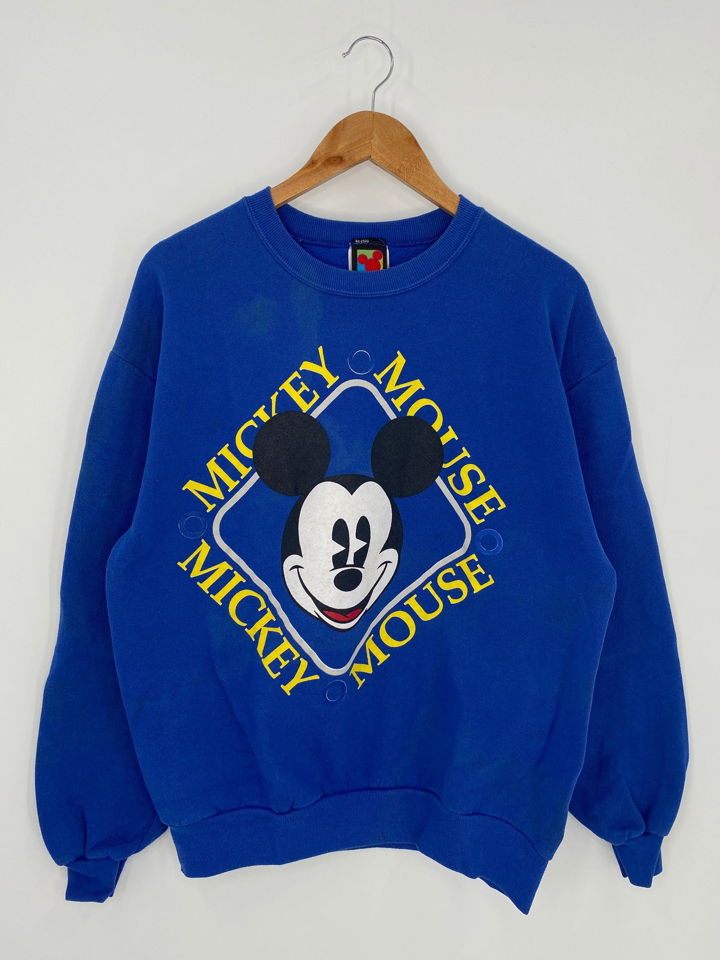 90’s DISNEY MICKEY Made in USA Size L Vintage Sweat-Shirts / A1660