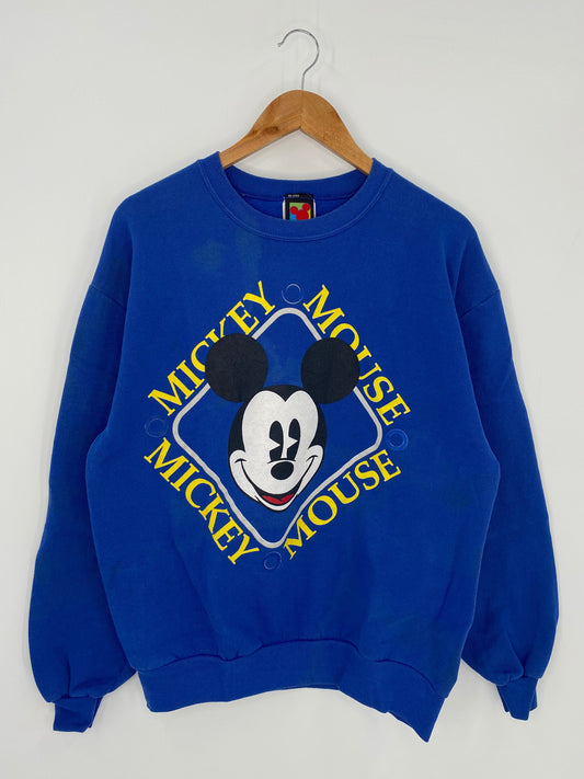 90’s DISNEY MICKEY Made in USA Size L Vintage Sweat-Shirts / A1660