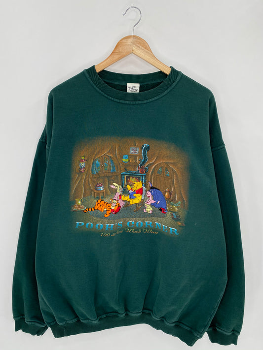 Vintage Pooh Disney Size XL Vintage Sweat-shirt   / 5934