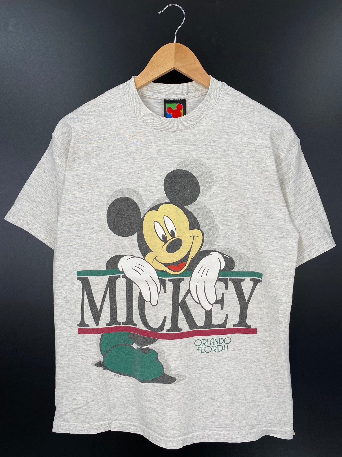 90’s DISNEY MICKEY MOUSE Size M Vintage T-Shirt / A9723