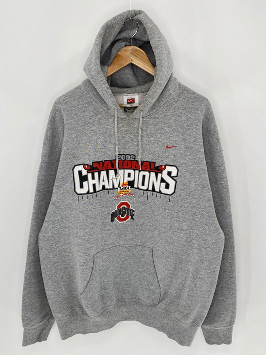 2002 NIKE NATIONAL CHAMPIONS OHIO STATE Size XXL Vintage Hoodie Sweat-shirt  / 6131