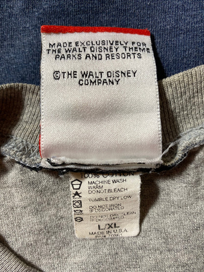 90’s DISNEY UNIVERSITY Made in USA Size L-XL Vintage T-Shirt / A3278
