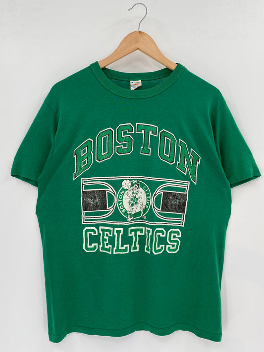 80’s Champion x CELTICS Made in USA Size L NBA T-Shirt / K1869