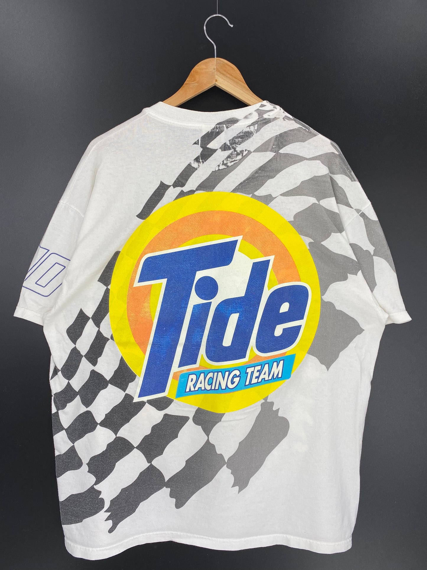 Vintage TIDE RACING TEAM Size XL Racing T-Shirt / 9670