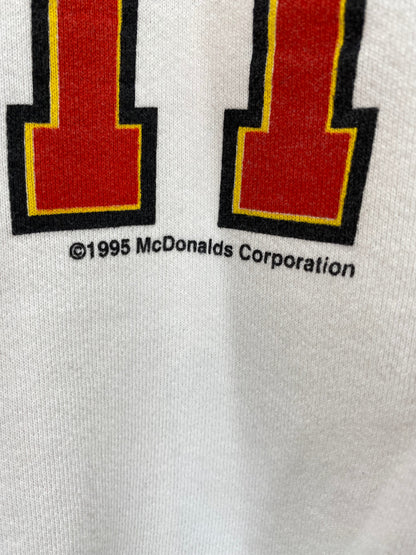1995 ELLIOTT HARDY x MCDONALD RACING TEAM Size XL Vintage Racing Sweat-shirt / A4812