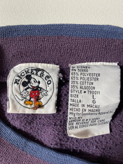 90’s DISNEY MICKEY Size L Vintage Sweat-shirt / E1249
