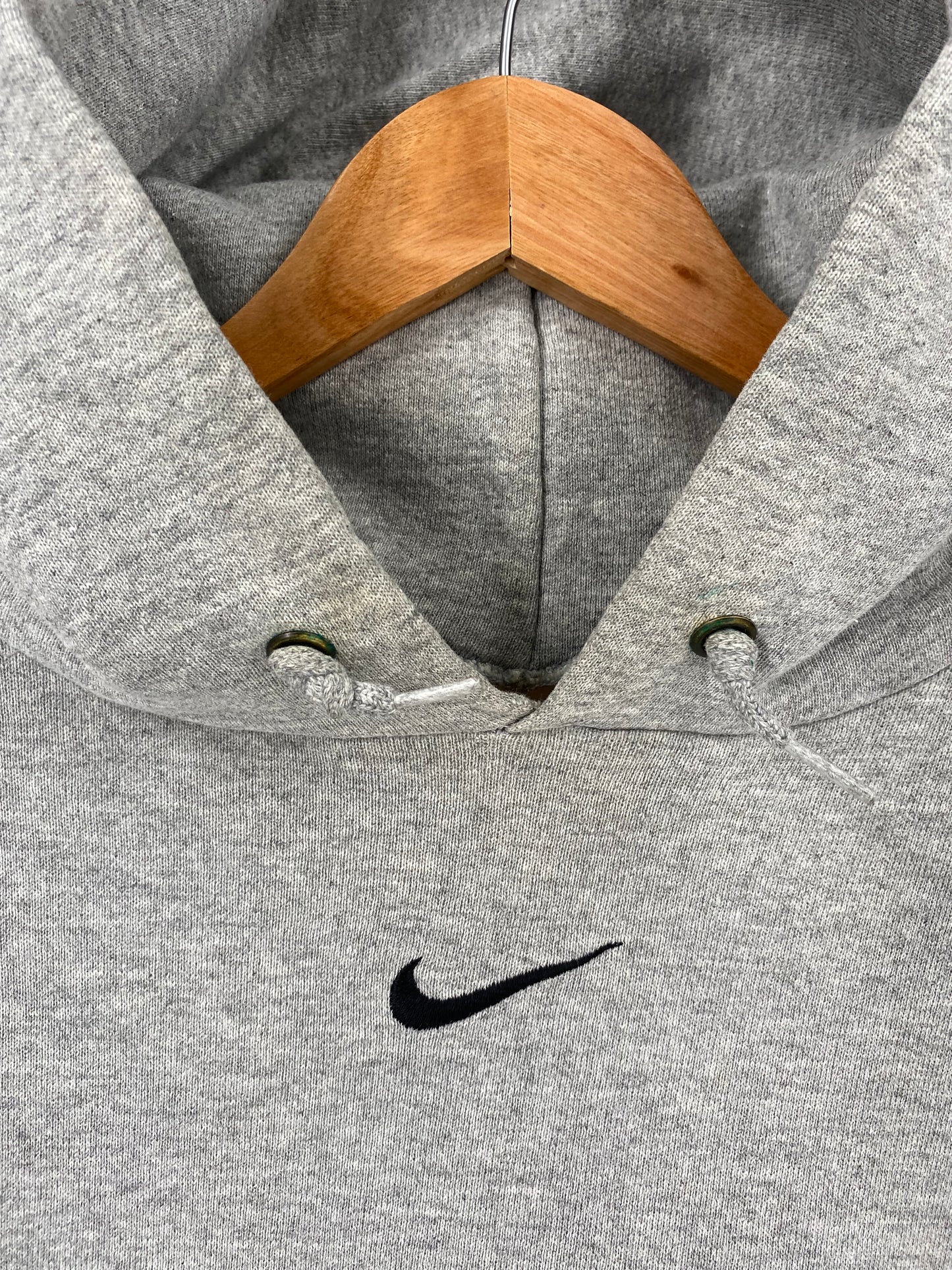 90’s NIKE CENTER SWOOSH Made in USA Size M Vintage Hoodie Sweat-shirt / K2129