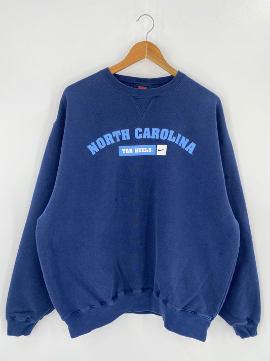 90’s NIKE NORTH CAROLINA Size XL Vintage Sweat-shirt / 8207