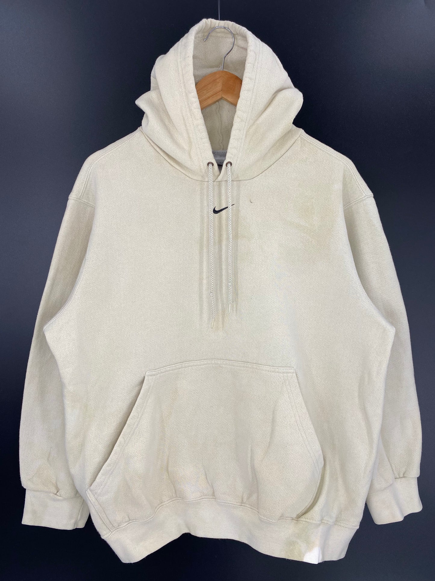 90’s NIKE CENTER SWOOSH Size M Vintage Hoodie Sweat shirt / 9690