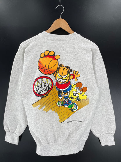 90’s GARFIELD  Made in USA Size M Vintage Sweat-shirt / A5410