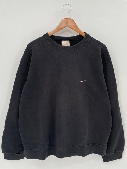 90’s NIKE MINI SWOOSH Size XL Vintage Sweat-Shirts / K2404