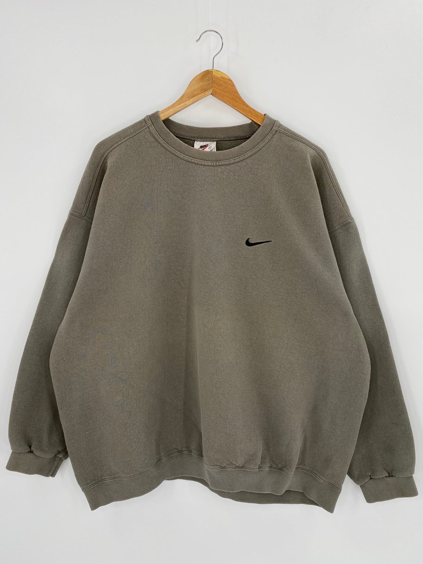 90’s NIKE Mini Swoosh Made in USA Size XXL Vintage Sweat-shirt / 7993