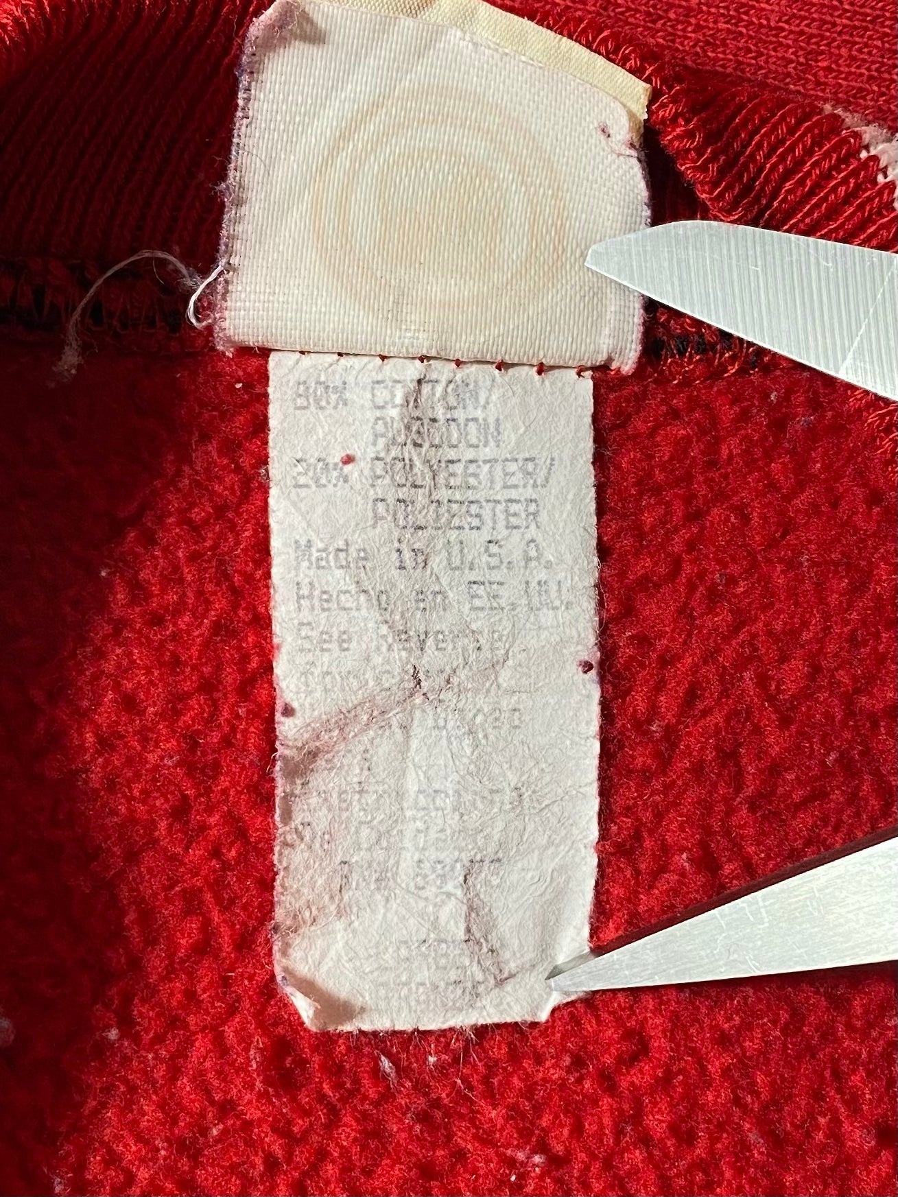 90's BLACKHAWKS Made in USA Size L Vintage NHL Sweat-Shirt / K8547