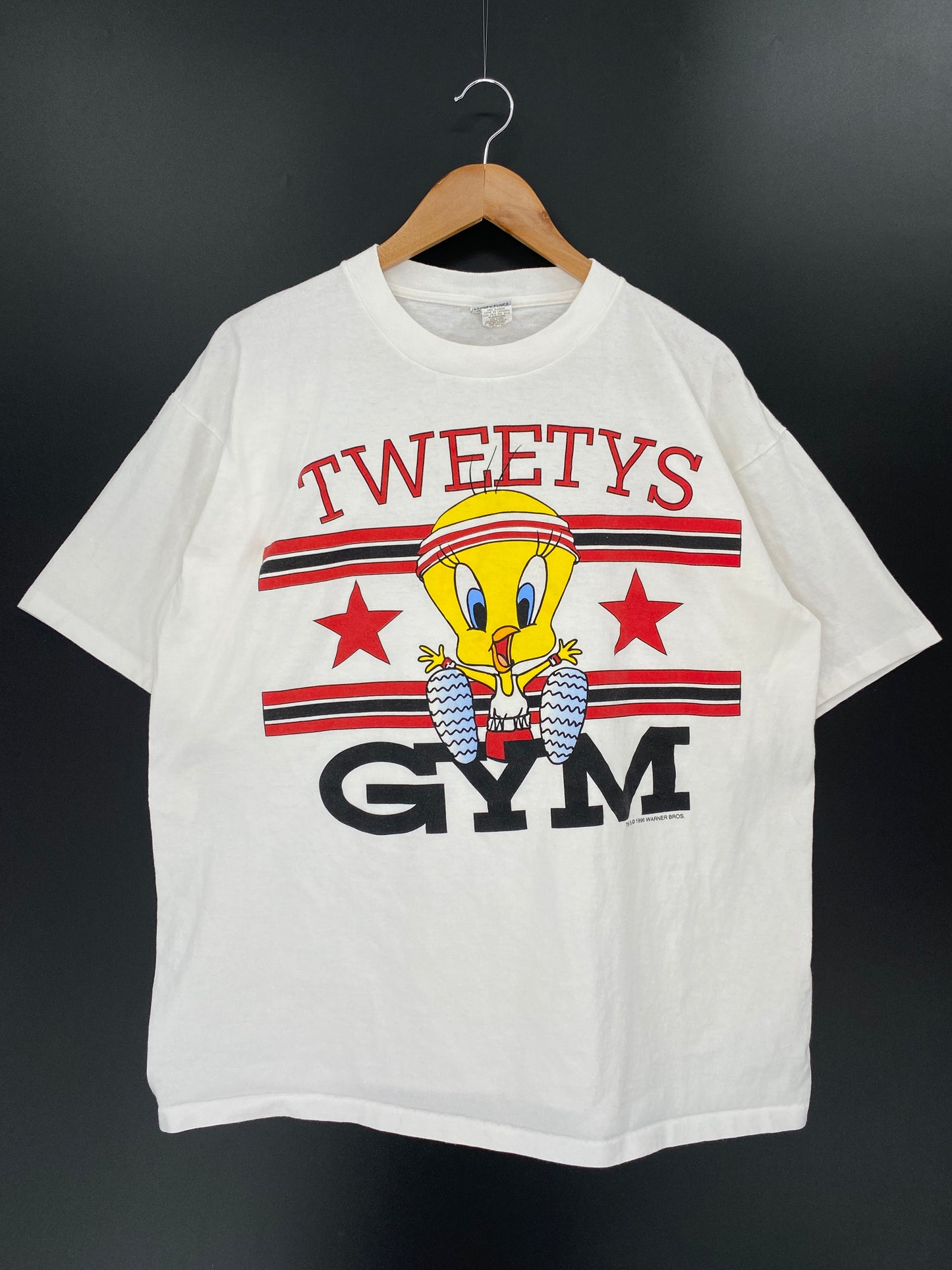 1996 LOONEY TUNES TWEETY Size Approx. XL Vintage T-shirt / 8888